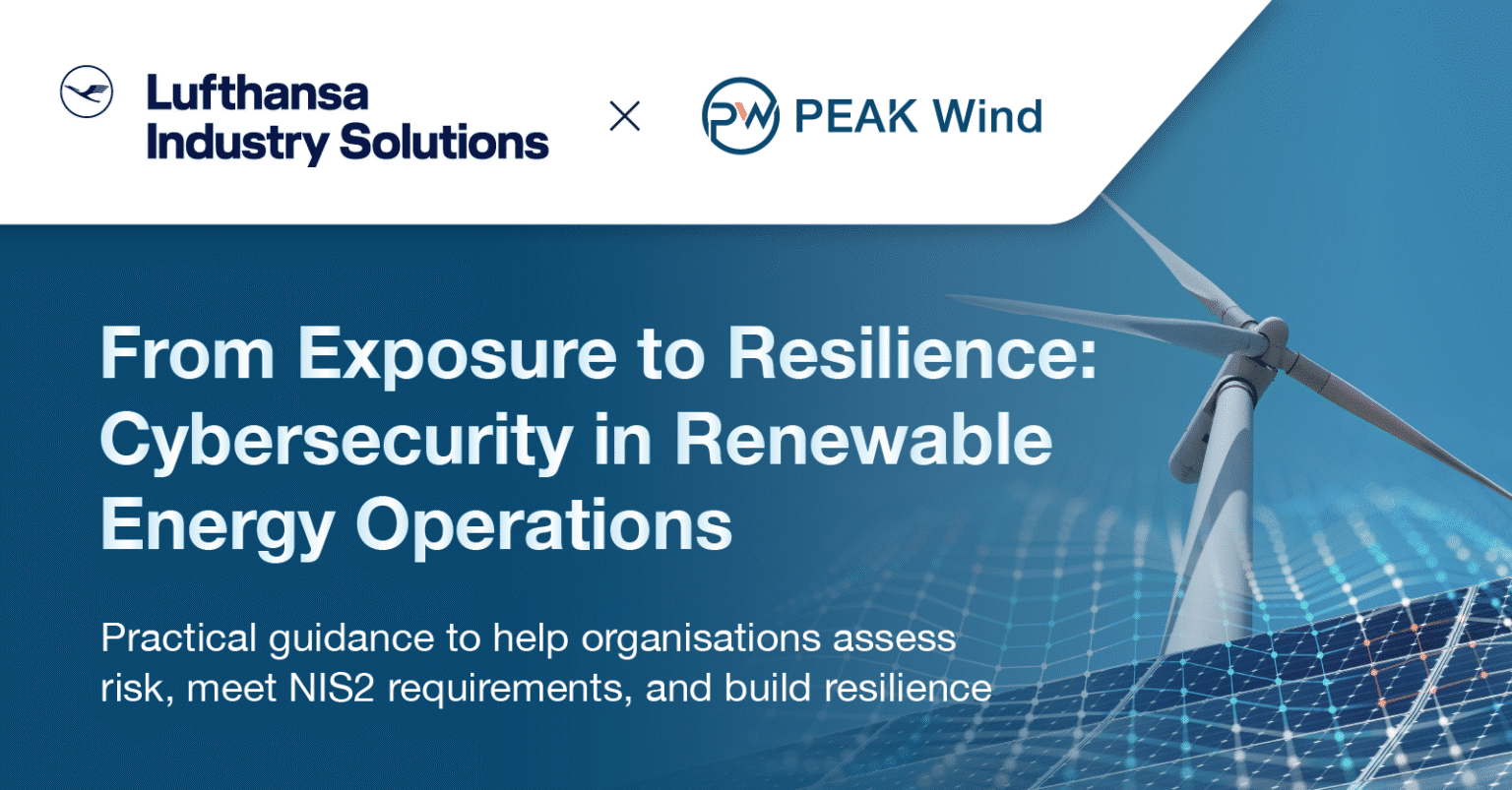 PEAK Wind and Lufthansa Industry Solutions release a whitepaper on ...